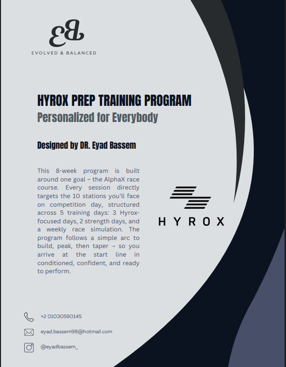Hyrox Prep Training Program - Semi Edition cover
